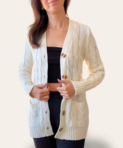 Julie Cardigan chauffant ultra confort