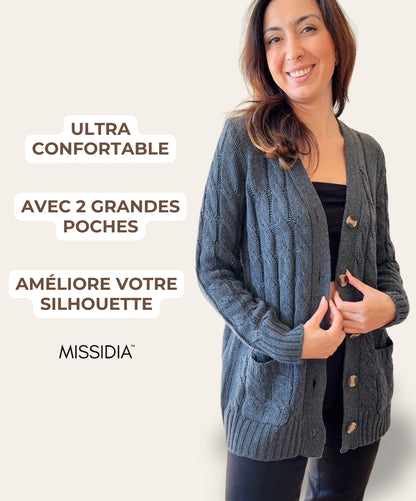 Julie Cardigan chauffant ultra confort