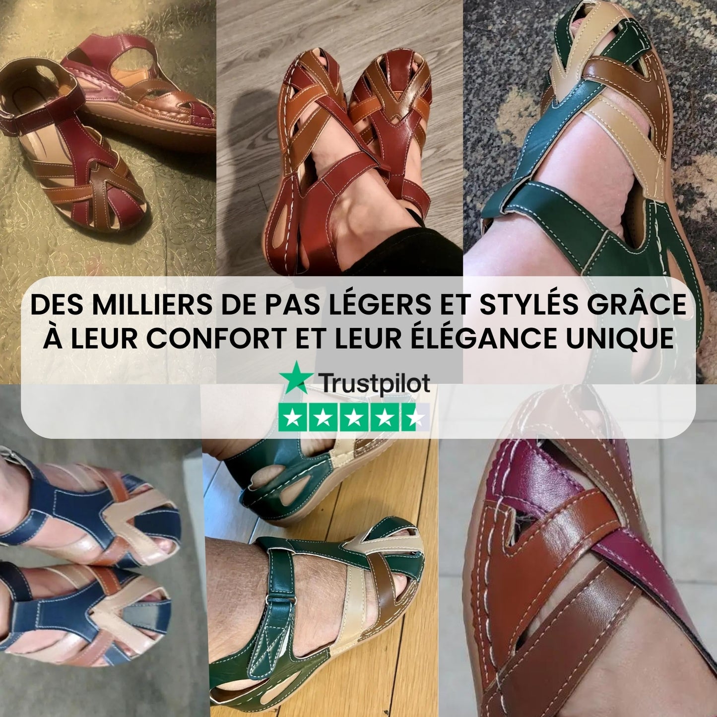 Mia - Sandales confortable pour femme