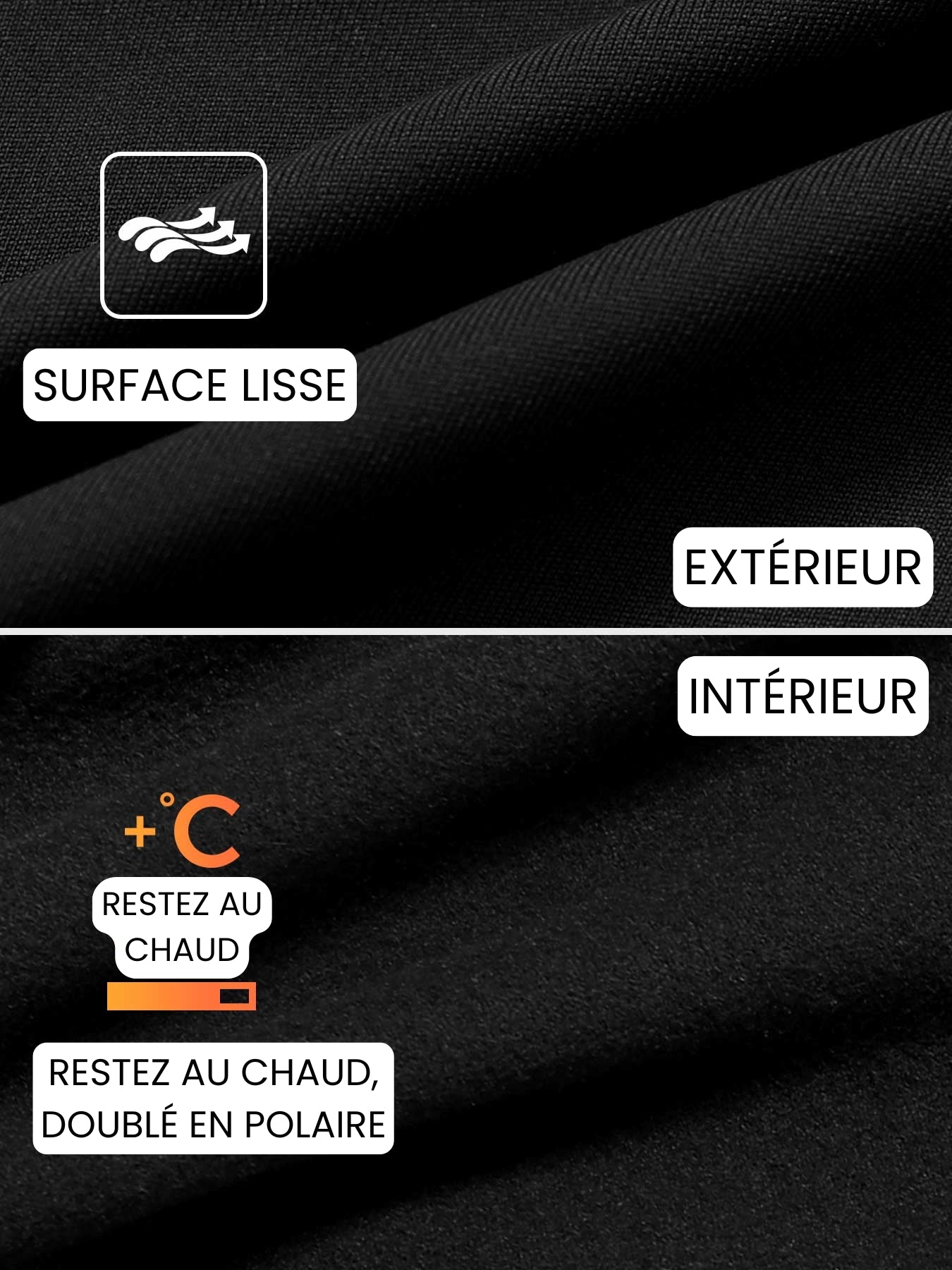 Combinaison thermique doublée à manche longue