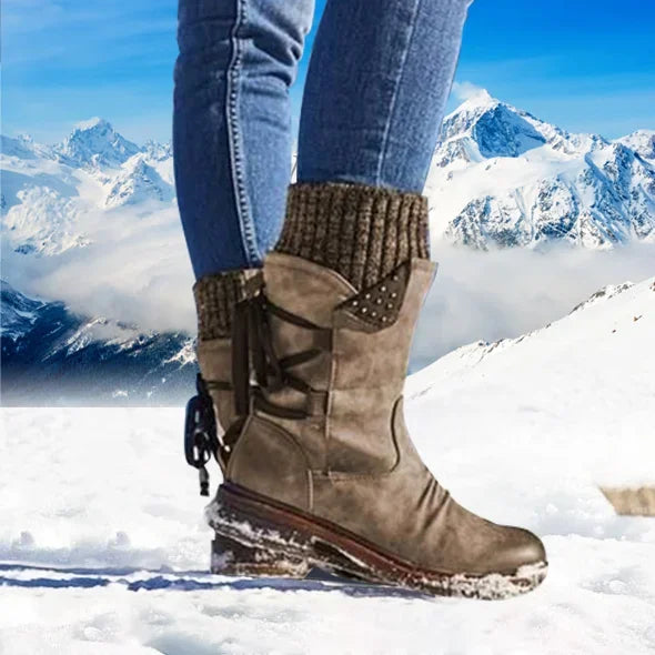 Elsa - Bottes ergonomiques imperméables chaudes avec fermeture éclair